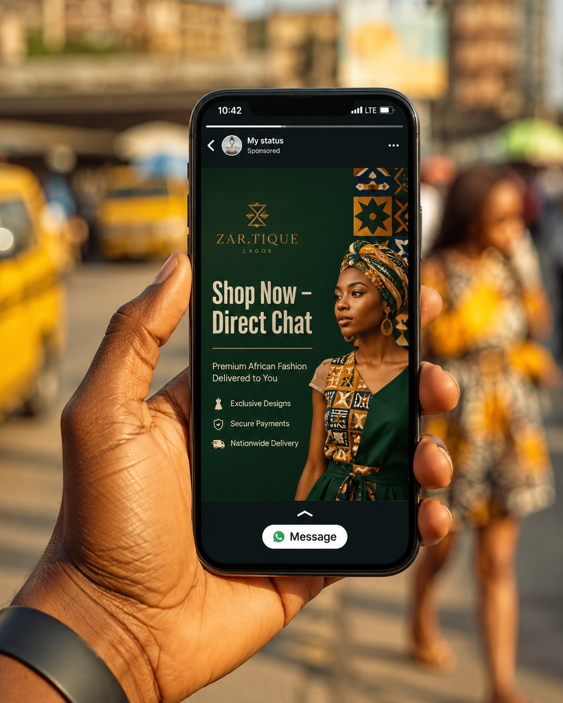WhatsApp Ad Preview Inside App